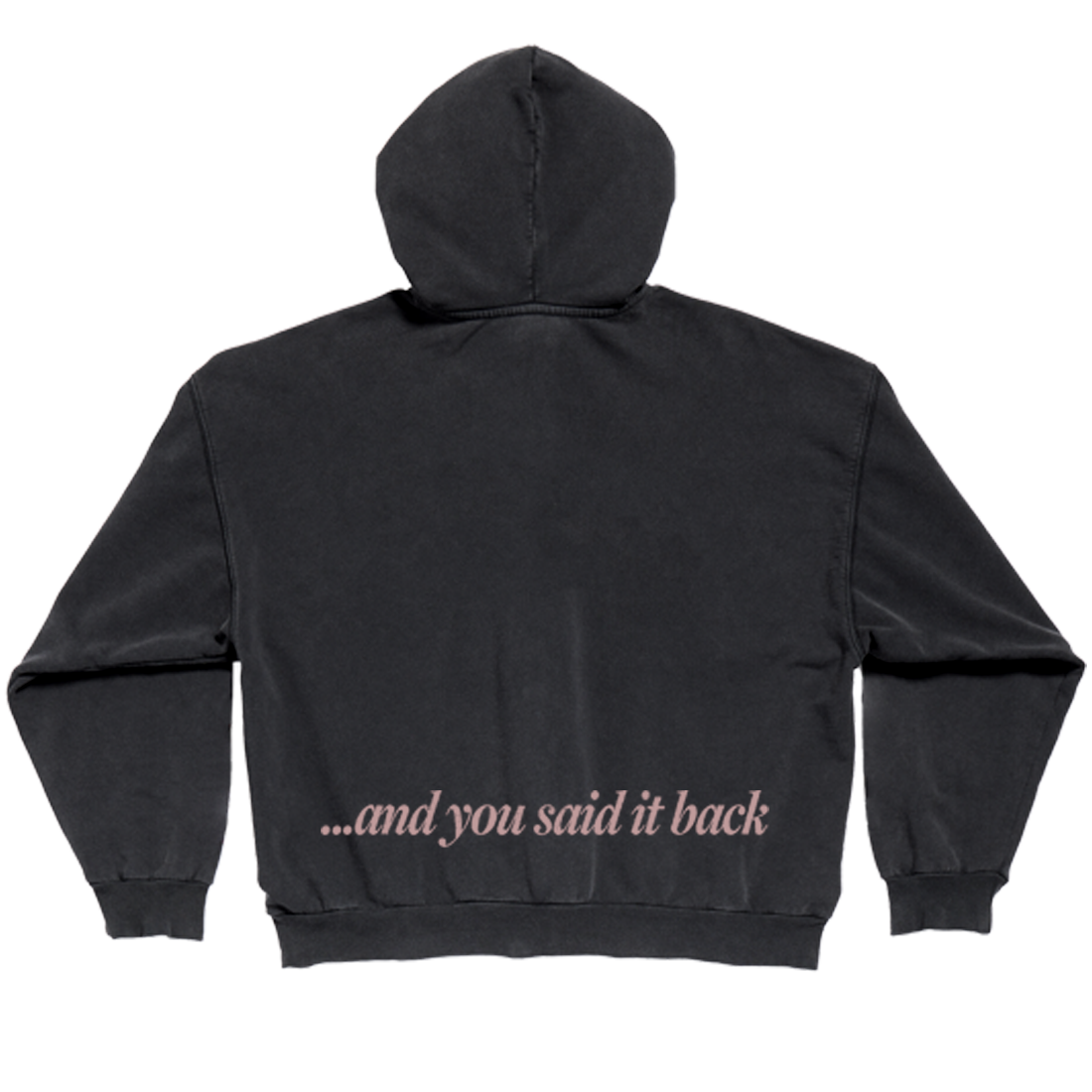 ...And You Said It Back Zip-Hoodie back