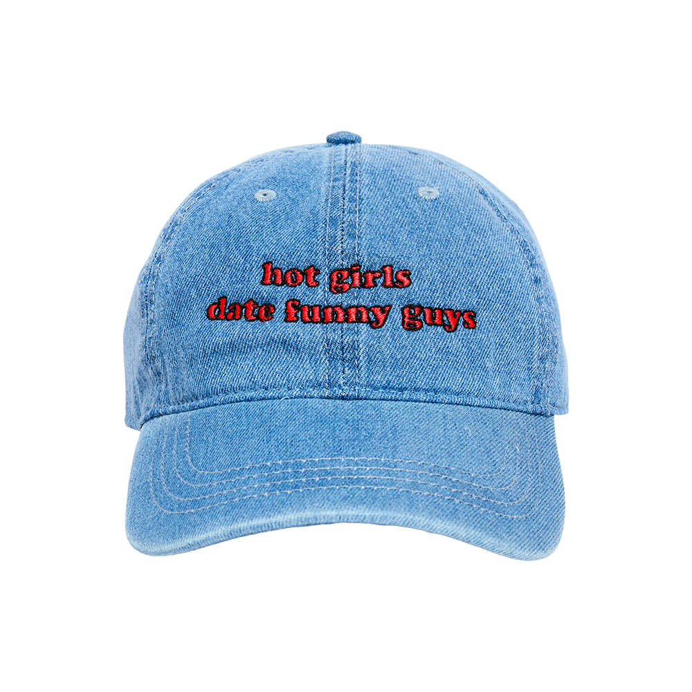 Hot Girls Date Funny Guys Denim Hat - Selena Gomez Official Shop, image size:1000x1000