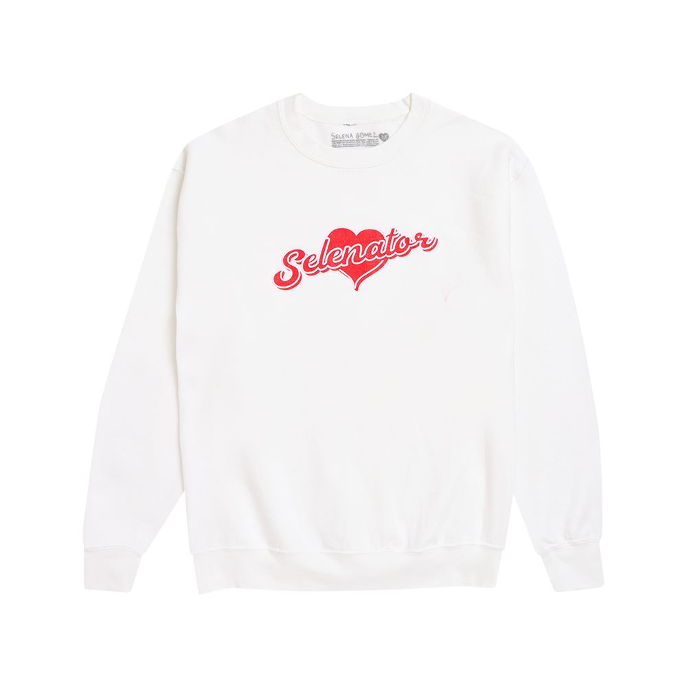 Selenator White Heart Crewneck