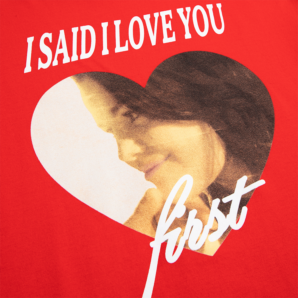 I Said I Love You First T-shirt In Red