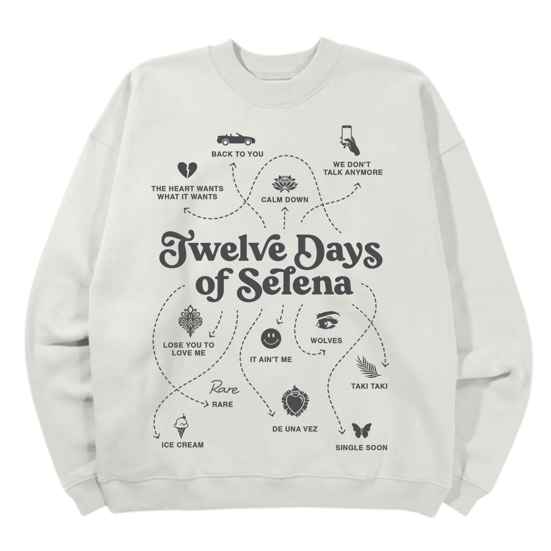 Selena crewneck discount