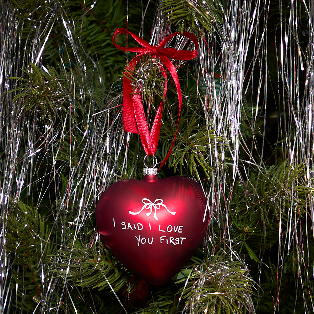 "I Said I Love You First" Ornament Tree
