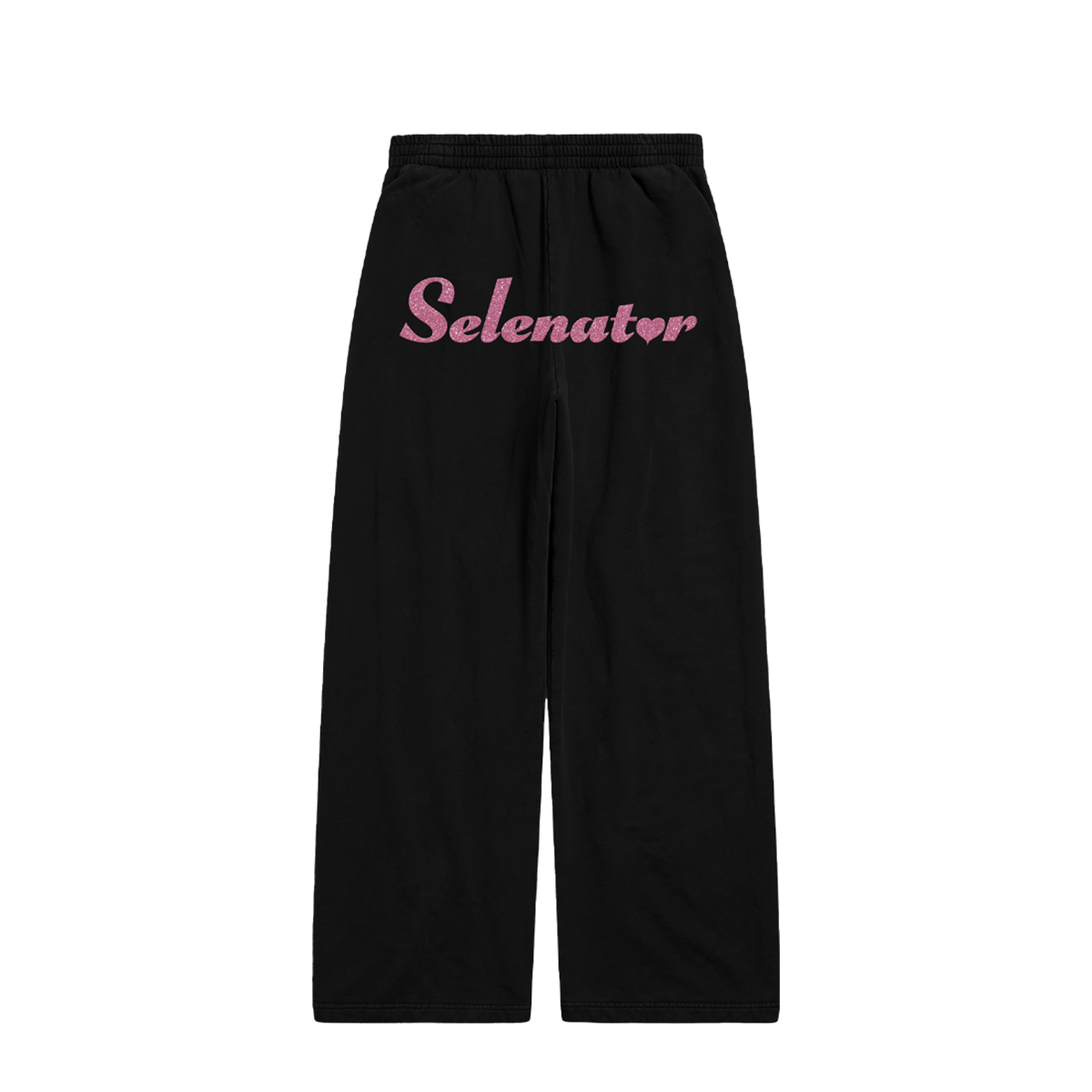 Selenator Script Pink Glitter Lounge Pants back