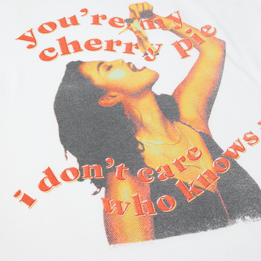 I Don’t Care Who Knows It T-shirt Front Detail