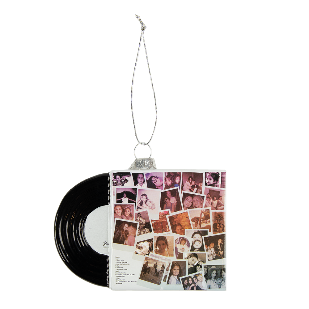 Rare Vinyl - Glass Holiday Ornament Back