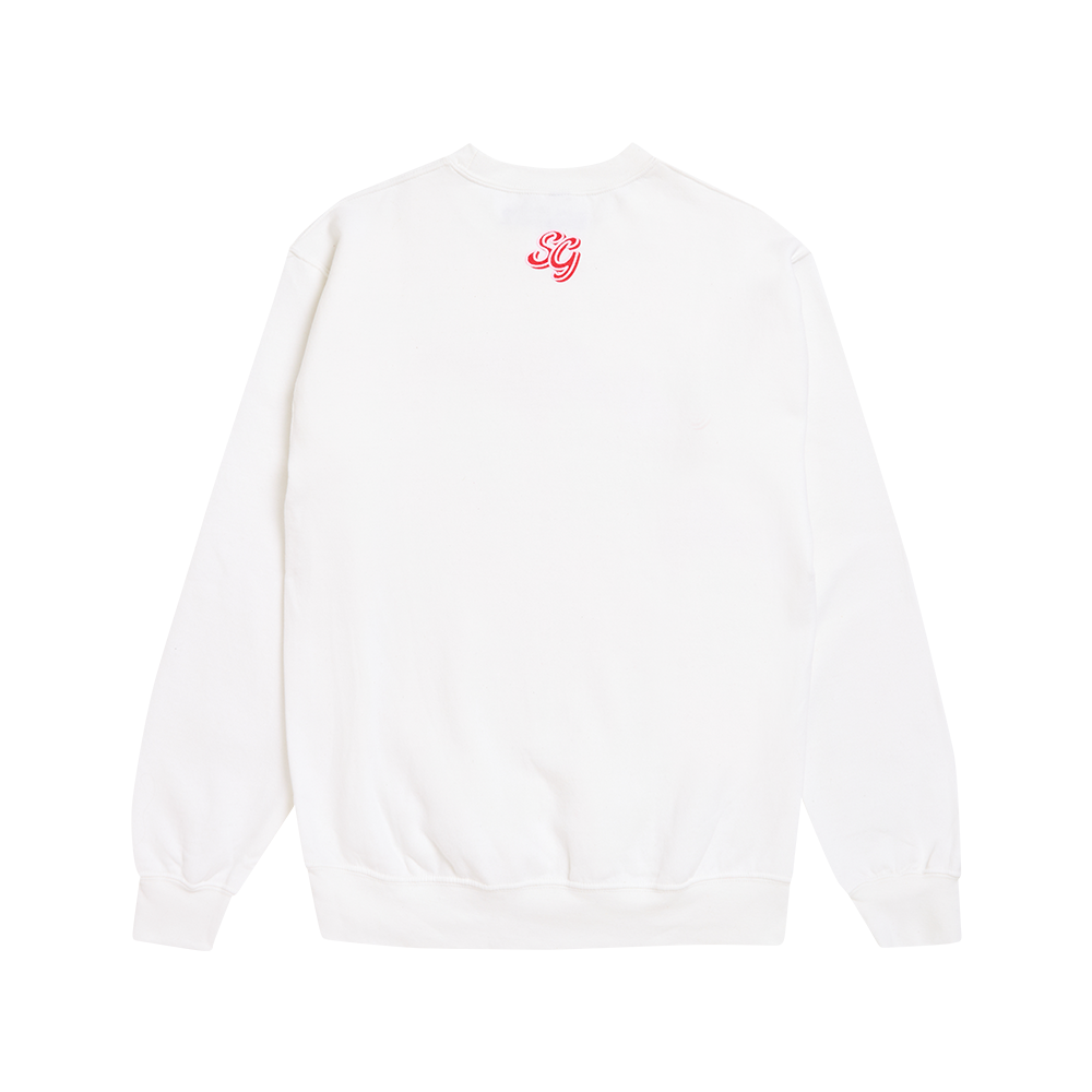 Selenator White Heart Crewneck