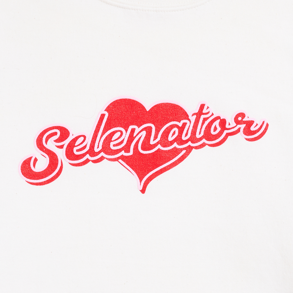 Selenator White Heart Crewneck