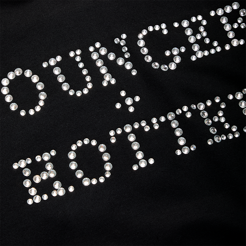 Younger + Hotter Hoodie Detail