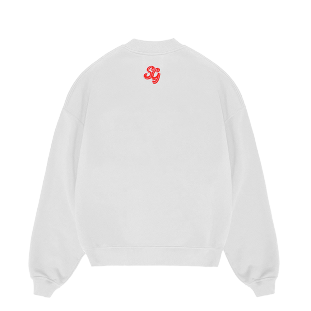 Selenator White Heart Crewneck