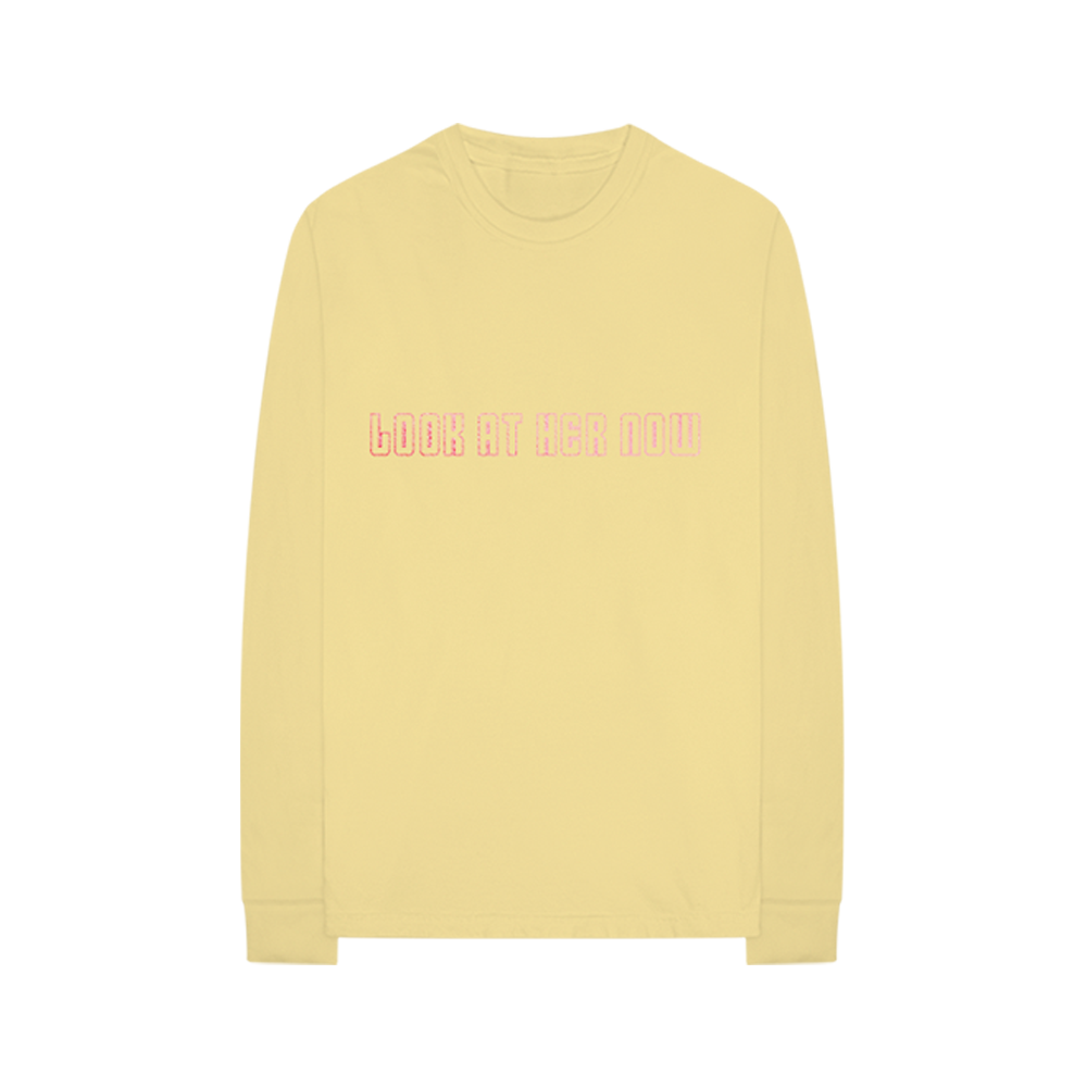 Look At Her Now Yellow Long Sleeve Selena Gomez Official Shop 5078